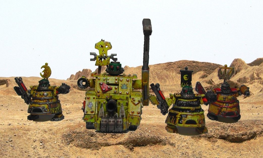 Tigibus - 5.000 - Orks - Non terminé - Page 2 Bande-de-Supa-krabouillator-dans-le-desert
